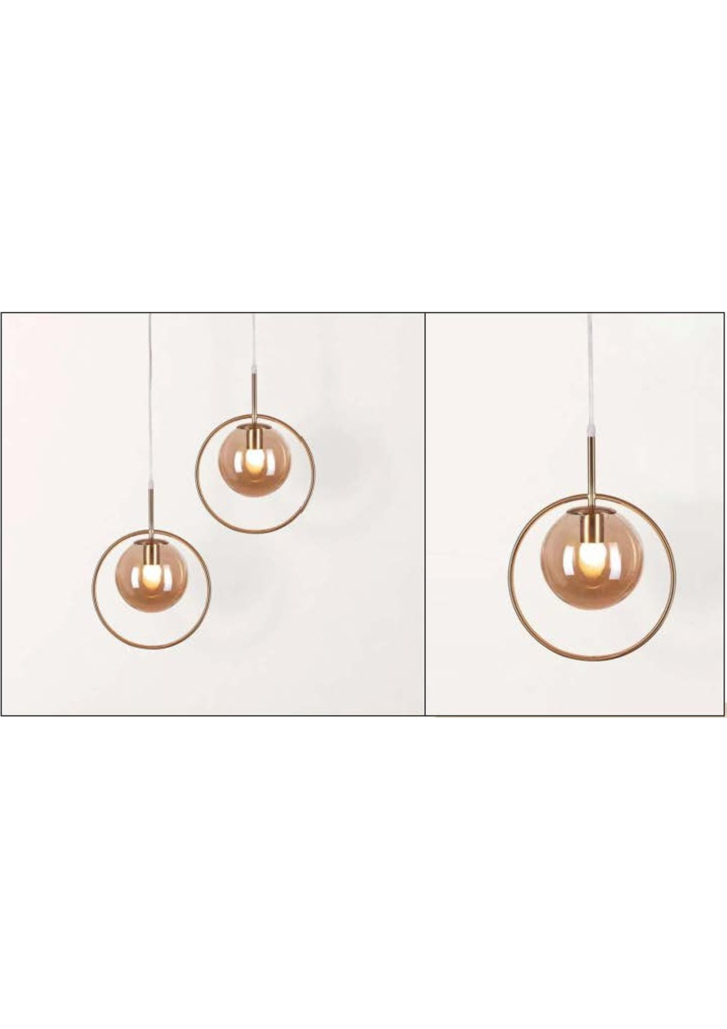 Beyond Lights - Brass Globe Lamp- GL